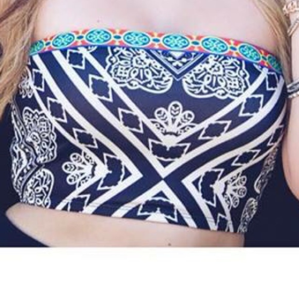 Tube top crop top